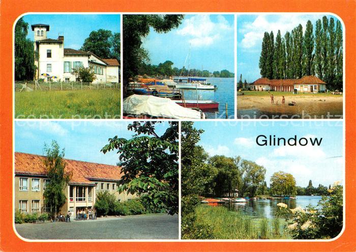 Glindow Sonderschule fuer Koerperbehinderte Bootssteg Glindower See Bad Polytech