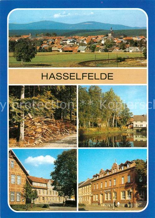 Hasselfelde uebersicht Holzkohlerei Teichstrasse Markt FDGB Erholungsheim