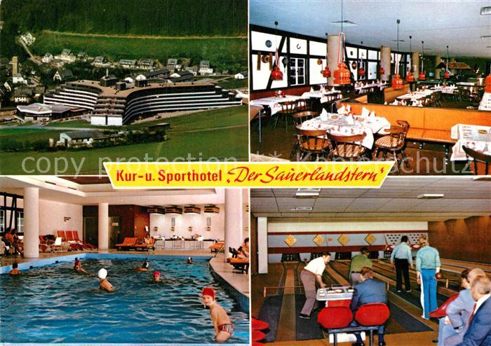 Willingen Sauerland Kur und Sporthotel Der Sauerlandstern Restaurant Kegelbahn H