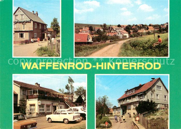 Hinterrod Waffenrod Gaststaette Auegrund HO Gaststaetten