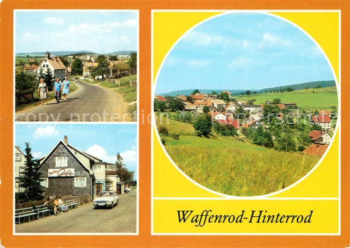 Hinterrod Waffenrod Teilansicht HO Gaststaette Parkcafe