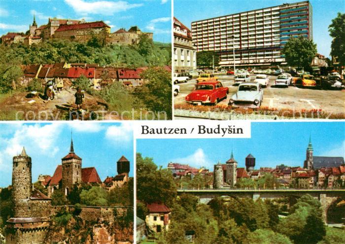 Bautzen Ortenburg Hochhaus Platz der Roten Armee Alte Wasserkunst Friedensbrueck