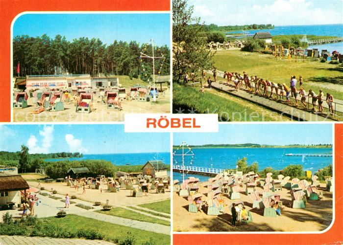 Roebel Mueritz Urlauberdorf Martin Hoop Badestrand Mecklenburgische Seenplatte