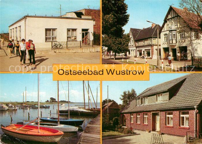 Wustrow Ostseebad Fischlandcafe Teilansicht Seglerhafen Kurverwaltung