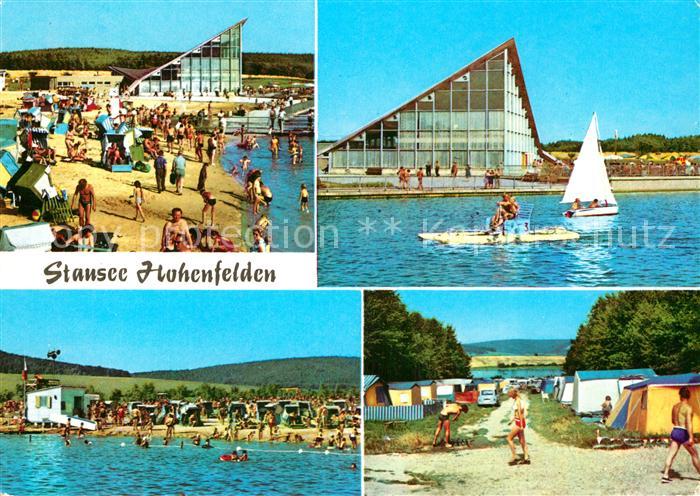 Hohenfelden Stausee Badestrand Wassersport Campingplatz