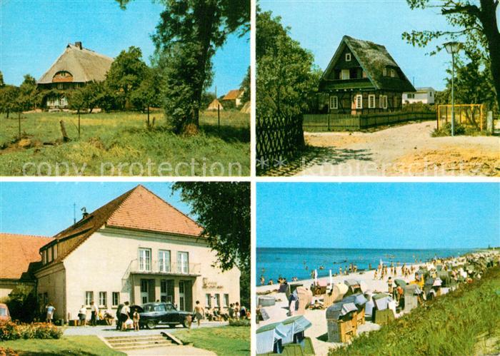 Dierhagen Ostseebad Teilansichten Wohnhaus Strand