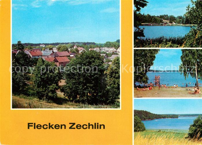 Zechlin  Rheinsberg Ostprignitz-Ruppin Brandenburg Teilansicht Schwarzer See Gro