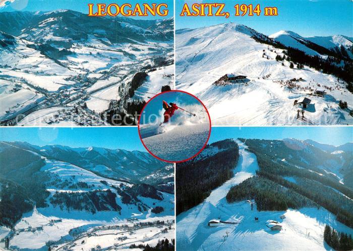 Leogang Asitz Huetten Skigebiet