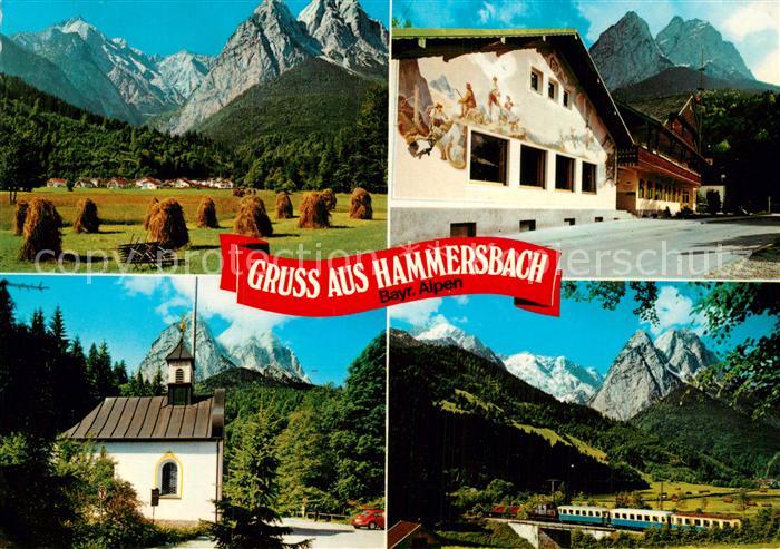 Hammersbach Grainau Zugspitzdorf Zugspitze und Hoellental