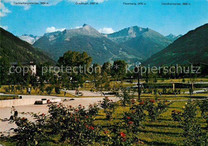 Bad Hofgastein Kurpark mit Hohen Tauern