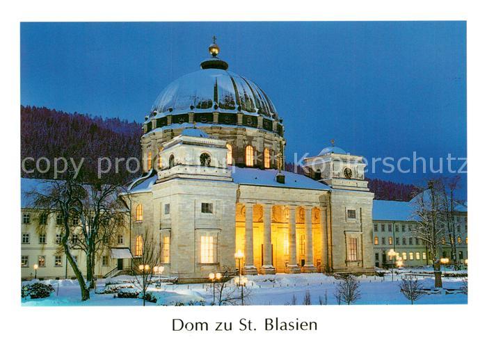 St Blasien Dom im Winter