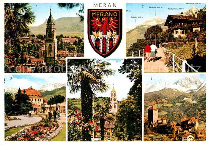 Merano Meran Passegiato Tappeiner Casino Duomo Pfarrkirche Schloss
