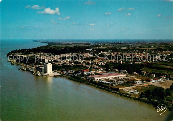 Blaye Fliegeraufnahme mit Hafen Citadelle