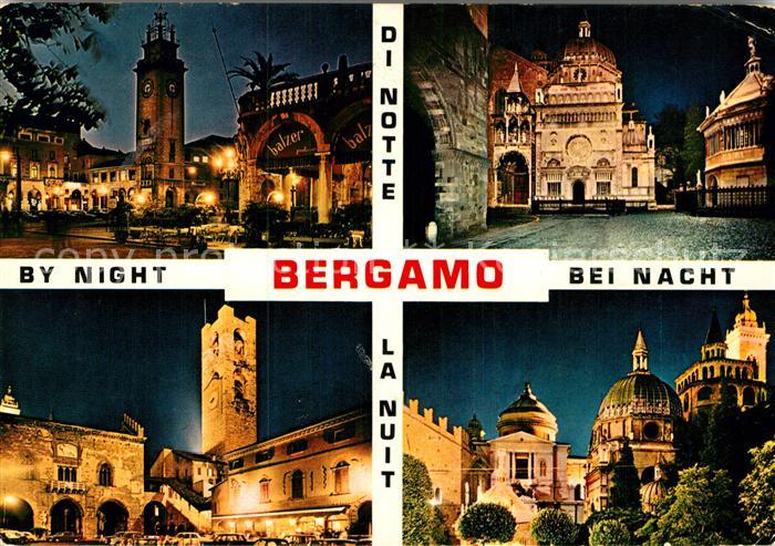 Bergamo bei Nacht