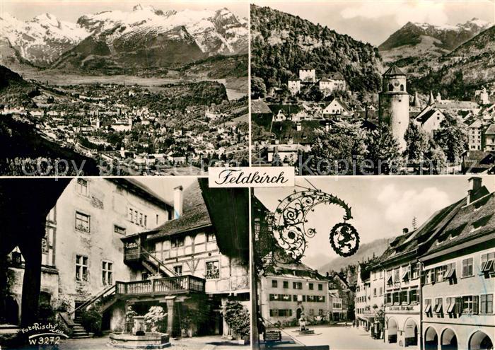 Feldkirch Vorarlberg Fliegeraufnahme Ortspartien