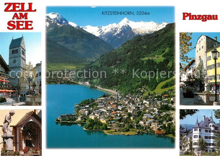 Zell See Fliegeraufnahme Kitsteinhorn