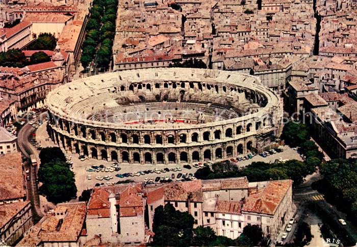 Nimes Fliegeraufnahme Arenes