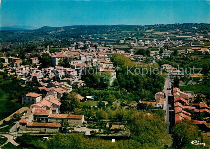 Barjac Gard Fliegeraufnahme