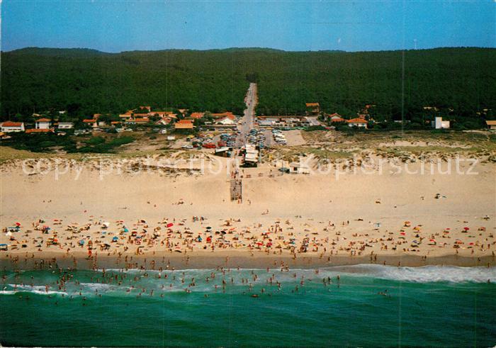 Hourtin Fliegeraufnahme Strand