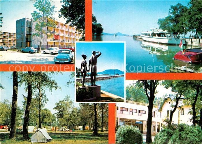 Fonyod Camping Hafen Seepartie