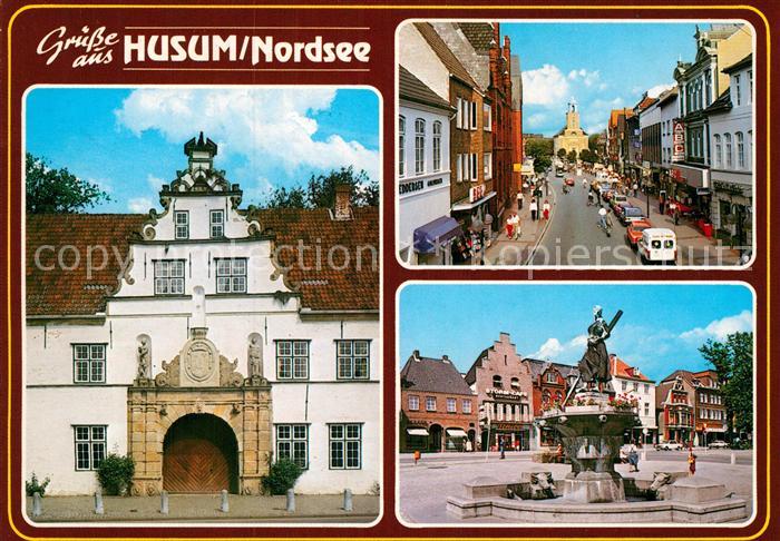 Husum Nordfriesland Brunnen Orstpartie