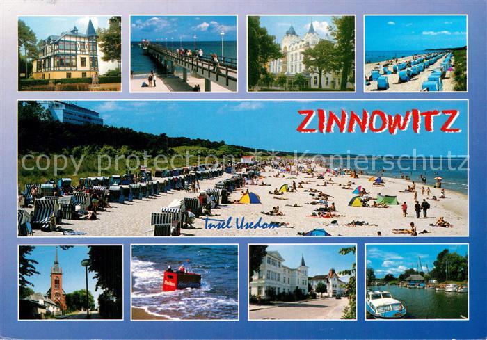 Zinnowitz Ostseebad Strand Seebruecke