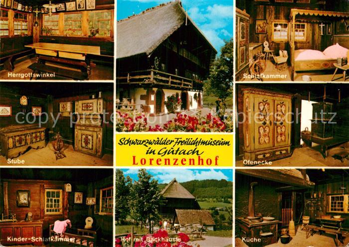 Gutach Breisgau Lorenzenhof Herrgottswinkel Kueche Schlafkammern