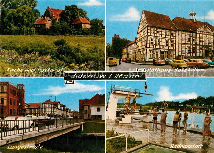 Luechow Wendeland Pastorat Kirche Freibad Langestrasse Ratskeller