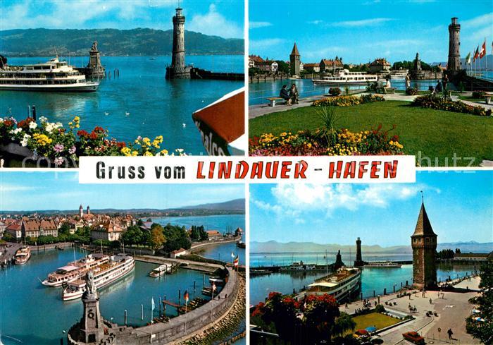 Lindau Bodensee Hafen Fliegeraufnahme