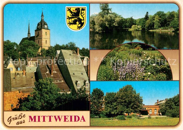 Mittweida Stadtkirche Schwanenteich Bahnhof