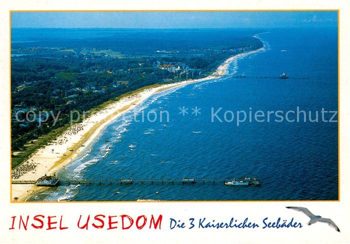 Insel Usedom Fliegeraufnahme 3 Kaiserbaeder