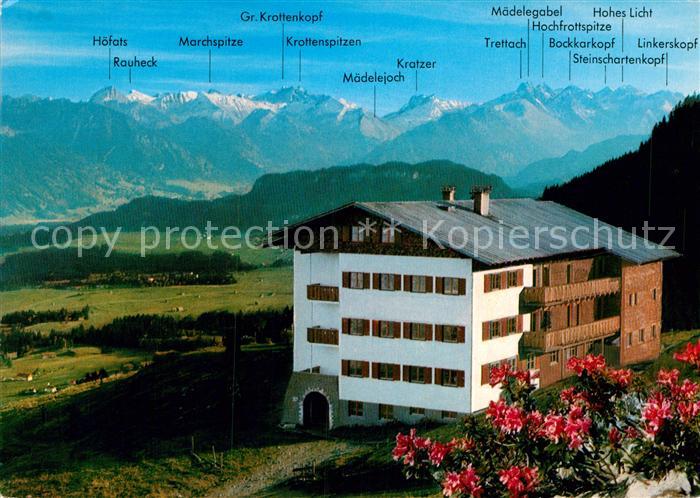 Ofterschwang Berghaus Kahlrueckenalpe Freizeitheim