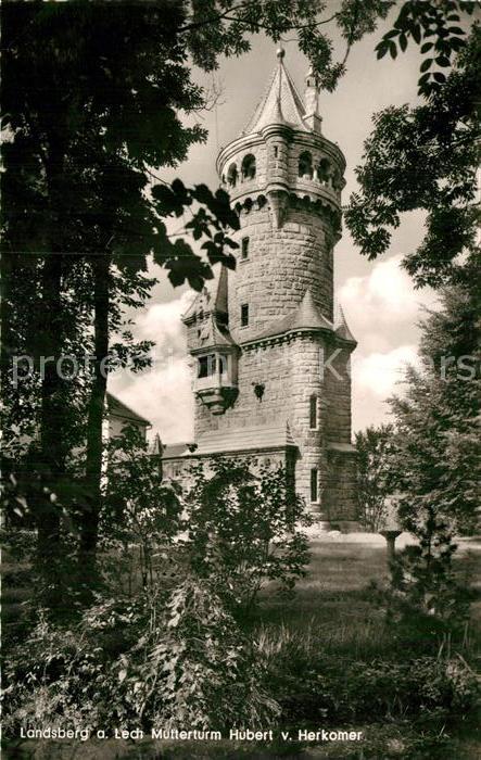 Landsberg Lech Muellerturm Hubert von Herkomer