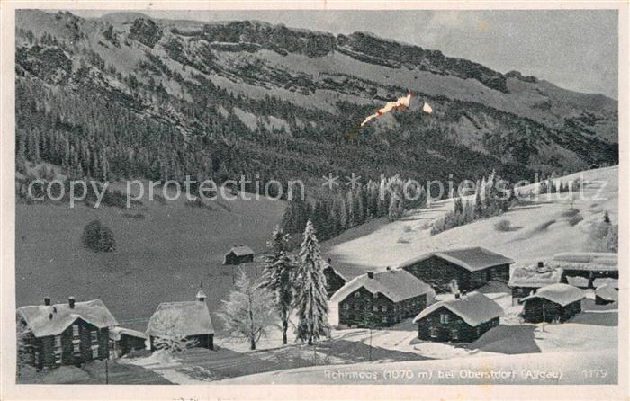 Rohrmoos Allgaeu Winterpanorama Allgaeuer Alpen