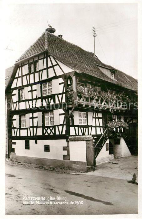 Kintzheim Vieille Maison Alsacienne de 1509 Fachwerkhaus