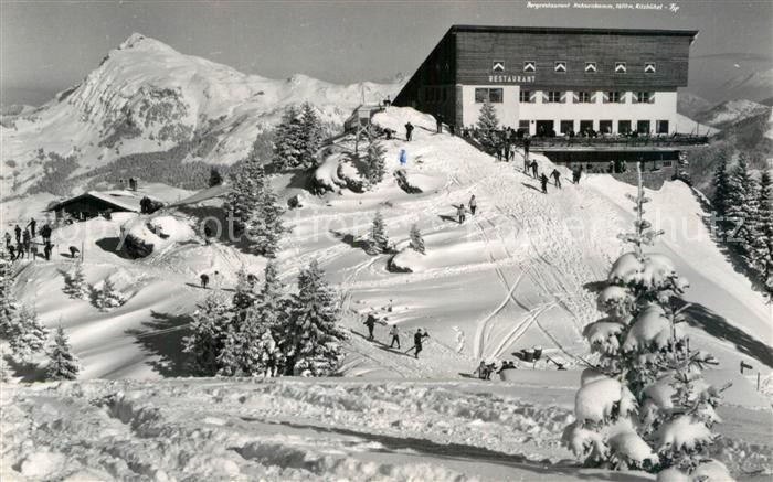 Kitzbuehel Tirol Bergrestaurant Hahnenkamm Wintersportplatz Alpen