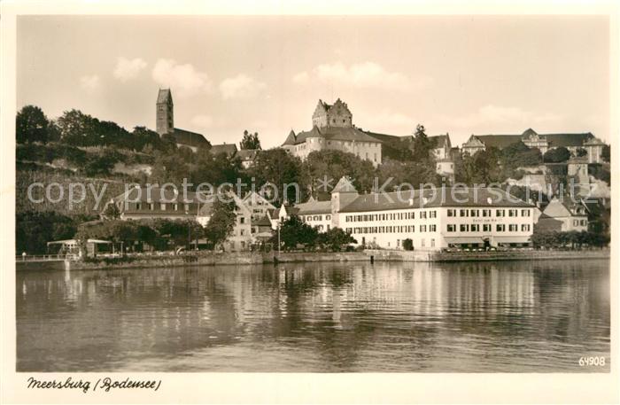 Meersburg Bodensee Ansicht vom See aus