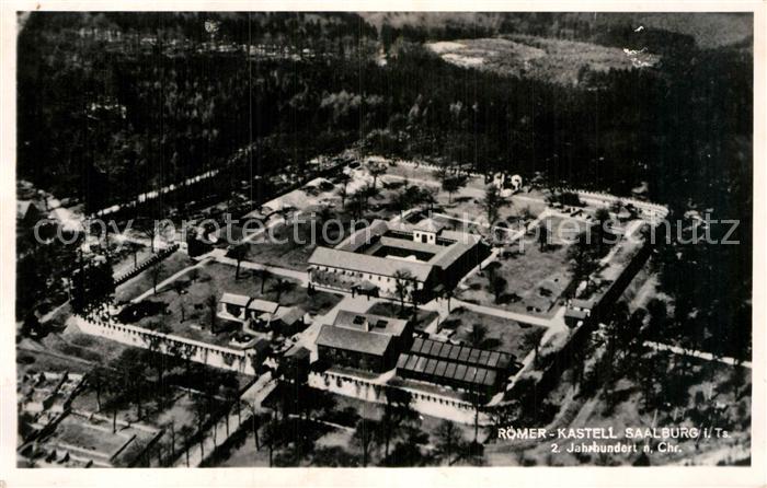 Kastell Saalburg Roemerkastell 2. Jhdt. Fliegeraufnahme