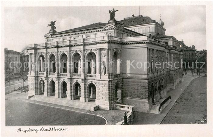 Augsburg Stadttheater Bromsilber Imitation