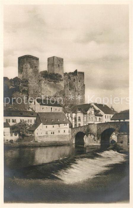 Runkel Lahn Lahn Wehr Bruecke Burg