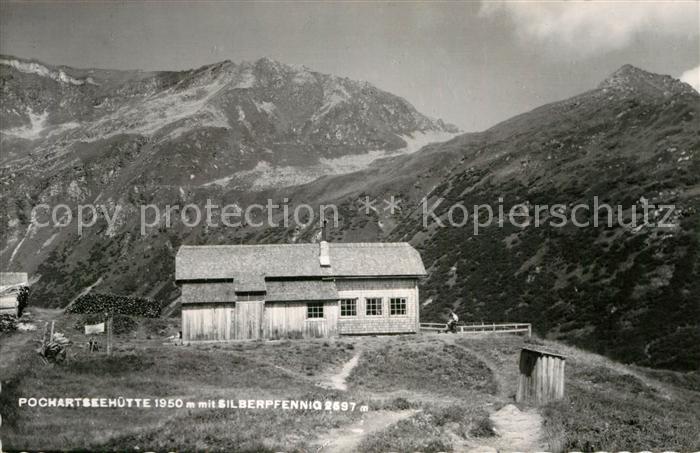 Bad Gastein Pochartseehuette mit Silberpfennig Nationalpark Hohe Tauern