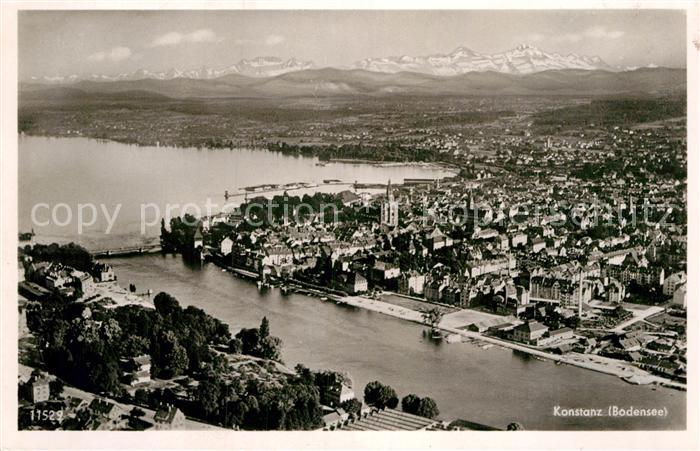 Konstanz Bodensee Fliegeraufnahme