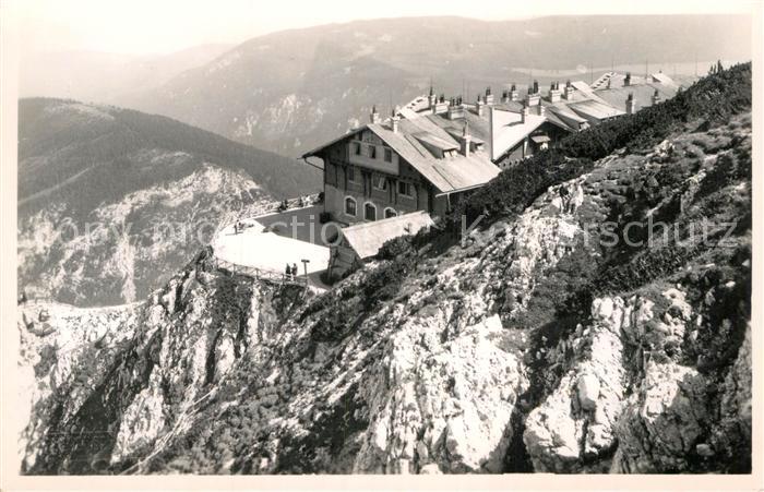 Puchberg Schneeberg Berghotel Hochschneeberg Zahnradbahn Alpenpanorama