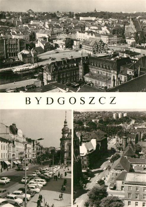 Bydgoszcz Pommern Widok ogolny Aleje 1 Maja Ulica Jagiellonska