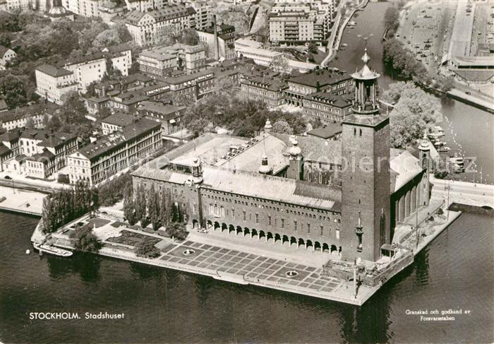 Stockholm Stadshuset Flygfoto