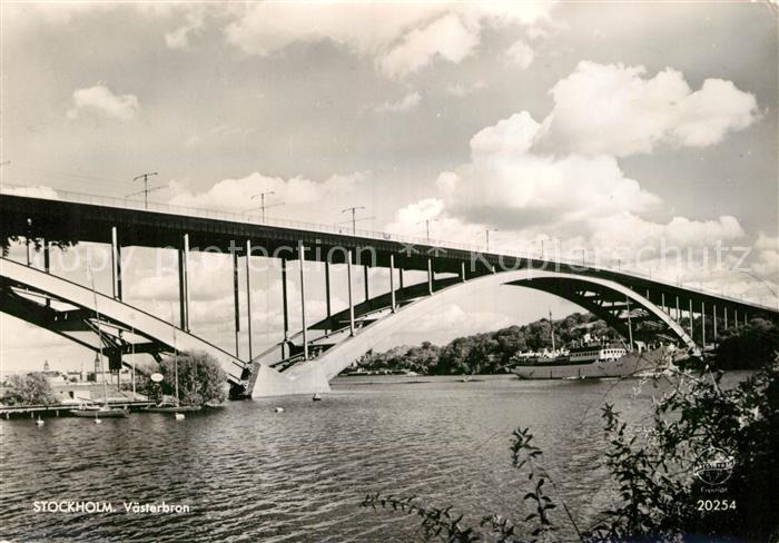 Stockholm Vaesterbron Bruecke
