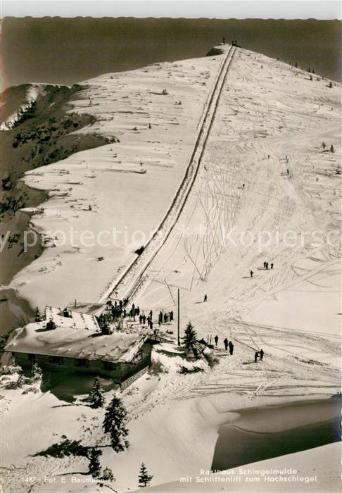 Bad Reichenhall Rasthaus Schlegelmulde Schlittenlift zum Hochschlegel Winterspor
