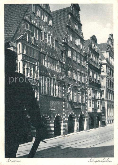 BREMEN  CITY Buergerstuben Giebelhaeuser Altstadt