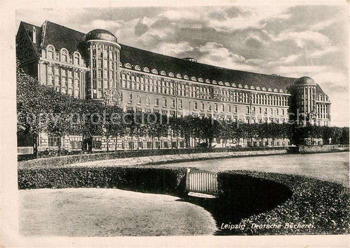 LEIPZIG Sachsen Deutsche Buecherei Gebaeude
