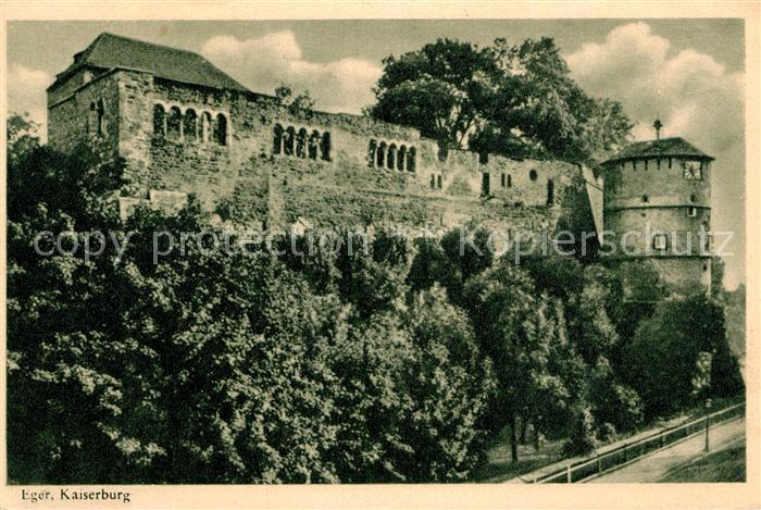 Eger Cheb Tschechien Kaiserburg Sudetendeutscher Bildkalender